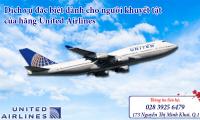 Dịch vụ đặc biệt dành cho người khuyết tật của hãng United Airlines